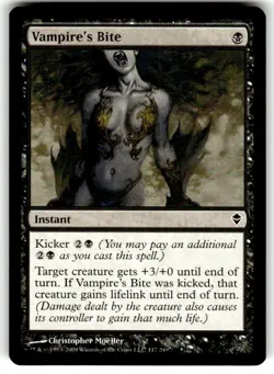 Vampire's Bite Zendikar Regular MTG - Image 1