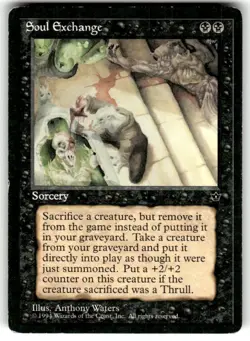 Soul Exchange Fallen Empires Regular MTG - Image 1