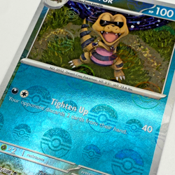 Krokorok Pokemon Scarlet Violet Black Bolt Poke Ball Pattern 058/086 - Image 2