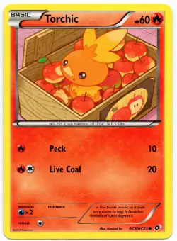Pokemon - Legendary Treasures Radiant Collection RC5/RC25 Holo Torchic NM - Image 1