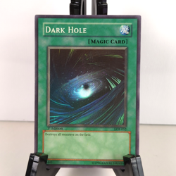 Yugioh Dark Hole LOB-052 1st Edition Holo Super Rare - Never Played NM - Image 1