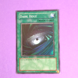 Yugioh Dark Hole LOB-052 1st Edition Holo Super Rare - Never Played NM - Image 2
