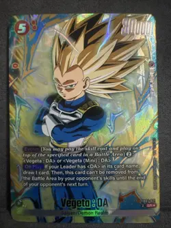 Vegeta FB07-021 SR Star Dragon Ball Super Fusion World Card Game English NM - Image 1