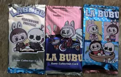 [3×] Labubu Trading Cards Packs - Collectible Card Game -Clockwork Tricycle -Grr - Image 1