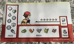 Pokemon Trading Card Game | Kanto Gameboy Playmat | UK Seller - Image 1