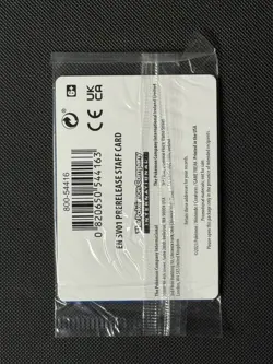 Quaquaval SVP 005 Prerelease STAFF Pokemon Card Sv: Promo Card SEALED - Image 2