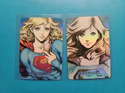 (2) Supergirl - Kara Zor-El - Carddass Masters Art Cards - Waifu Doujin ACG - Image 1