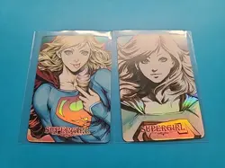 (2) Supergirl - Kara Zor-El - Carddass Masters Art Cards - Waifu Doujin ACG - Image 2