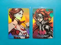 (2) SUPERWOMAN & BATWOMAN - Carddass Masters Art Cards - Waifu Doujin ACG - Image 1
