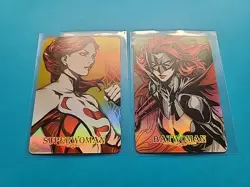 (2) SUPERWOMAN & BATWOMAN - Carddass Masters Art Cards - Waifu Doujin ACG - Image 2