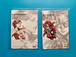 (2) SUPERWOMAN & BATWOMAN - Carddass Masters Art Cards - Waifu Doujin ACG - Image 3