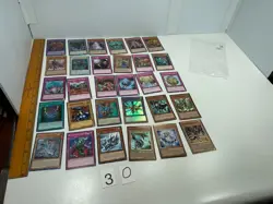 30 Yugioh Card Collection Lot 1996U 2020U RareU Up CardsU HologramU - Image 1