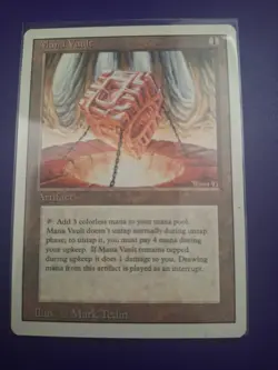 Mana Vault Magic the Gathering Revised Edition NM - Image 1