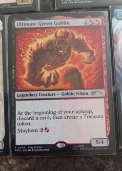 MTG Carnage, Peter Porker, Mary Jane Watson, Green Goblin, Spider-Sense, PROMOS - Image 5