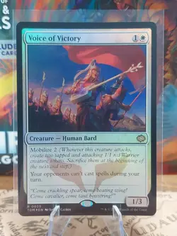 Voice of Victory Foil Rare R 0033 Magic MTG Tarkir Dragonstorm - Image 1