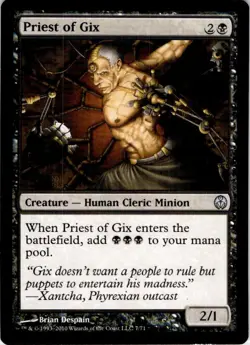 MTG Priest of Gix Duel Decks: Phyrexia vs. the Coalition Uncommon #7 - Image 1