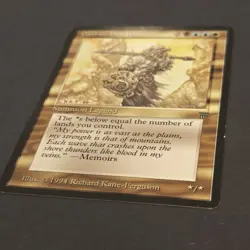 MTG Legends "Dakkon Blackblade" Magic The Gathering LP Several Edge Marks - Image 3