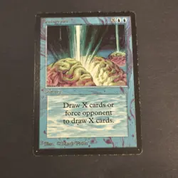 MTG Beta "Braingeyser" Magic The Gathering MP - Image 3