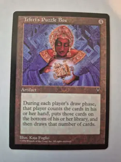1x Mtg Teferi's Puzzle Box Visions NM x1 - Image 1