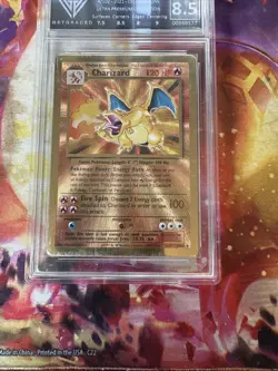 2021 Pokemon Celebrations Charizard Ultra Premium Collection Metal 4/102 - Image 3