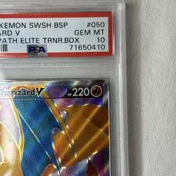 PSA 10 GEM MT POKEMON CHARIZARD V CHAMPION PATH SWSH PROMO #050 - Image 4