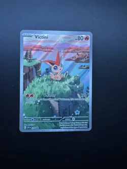 Pokemon TCG Victini Full Art Holo Black Star Promo 208 Mint Condition Rare - Image 1