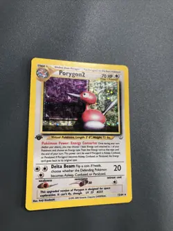 Porygon2 12/64 1st Edition- Holo Rare Neo Revelation Pokemon TCG Vintage - Image 2