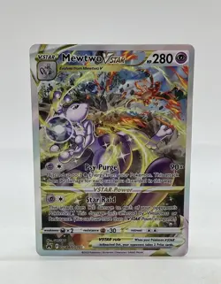 Pokemon TCG Crown Zenith Galarian Gallery Mewtwo VSTAR #GG44/GG70 Ultra Rare - Image 1