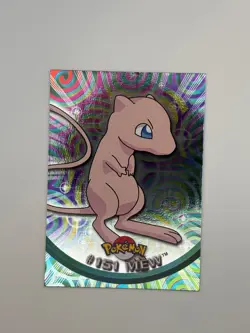 2000 Pokemon Topps TV Animation Series 3 Mew HOLO Foil Blue Label #15 - Image 1