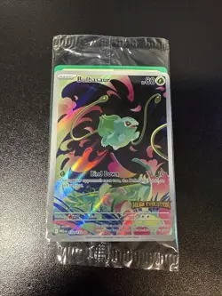 Pokemon - Bulbasaur 133/132 Mega Evolution STAMPED SEAL Promo - Image 1