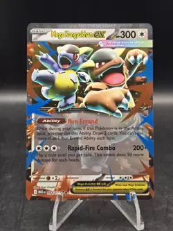 Pokemon TCG Mega Kangaskhan ex 104/132 Mega Evolution Double Rare Holo NM - Image 1