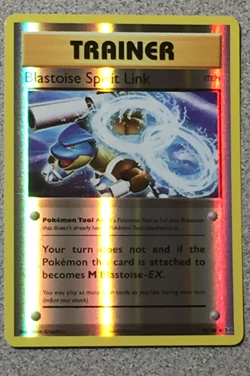 POKEMON - BLASTOISE SPIRIT LINK 73/108 -XY EVOLUTIONS - UNCOMMON - HOLO FOIL -NM - Image 1