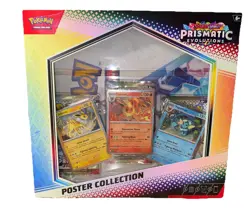 Pokemon TCG Scarlet & Violet Prismatic Evolutions Poster Collection Box - Image 1