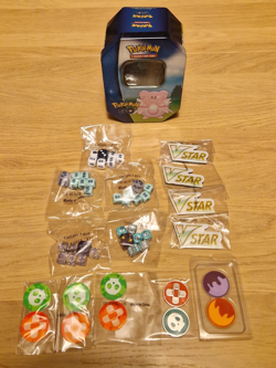 Pokemon TCG ETB Dice / Counters / VSTAR Markers / Empty Blissey Tin Bundle - Image 1