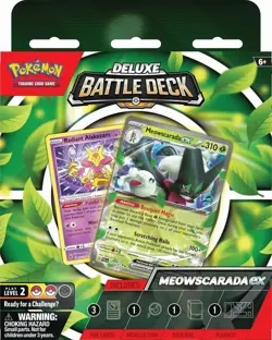 Meowscarada EX Pokemon TCG Deluxe Battle Deck - New - Sealed - Image 1