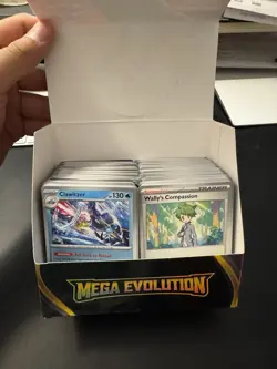Pokemon TCG Mega Evolutions Bulk Lot C, UC, Rares, Reverse Holos - Image 1