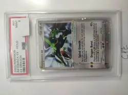 Rayquaza EX 97/97 Holo Rare - Pokemon EX Dragon 2003 - PSA 9 - Rare Card - Image 1