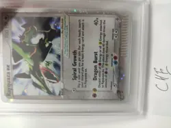 Rayquaza EX 97/97 Holo Rare - Pokemon EX Dragon 2003 - PSA 9 - Rare Card - Image 3