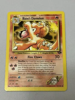 Pokemon Card Blaine's Charmeleon 31/132 Gym Challenge Regular - Image 1