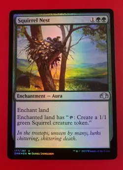 1x Squirrel Nest | FOIL | Dominaria Remastered | MTG Magic Cards - Image 1