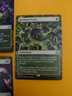 Hardened Scales,Season of Growth,Garruk's Uprsing MTG Card.Wilds of Eldraine.WOT - Image 2