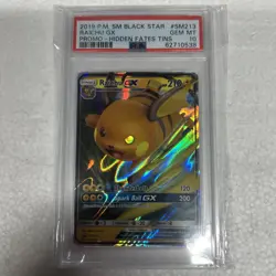 2019 Pokemon Raichu GX Promo Card #SM213 PSA 10 - Image 1