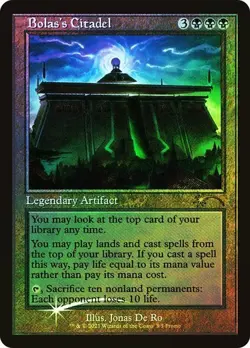 Bolas's Citadel *Foil Retro* - Retro Frame Promos - NM - Magic The Gathering MTG - Image 1