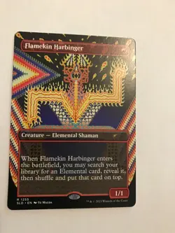 Flamekin Harbinger: NM, English Secret Lair MTG Magic the Gathering #1255 shaman - Image 1