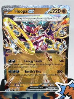 Hoopa ex Paradox Rift Pokemon TCG 098/182 Holo Double Rare - Image 1