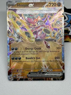 Hoopa ex Paradox Rift Pokemon TCG 098/182 Holo Double Rare - Image 4