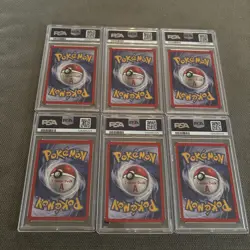 Fighting Energy 1999 WotC Pokemon 97/102 TRAINER DECK A RED BACK - PSA 8 - Image 1