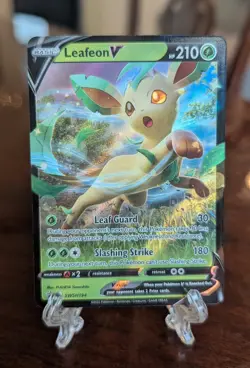 Pokemon TCG - Leafeon V - Black Star Promo - SWSH 194 - NM - Image 1