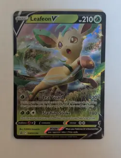 Pokemon TCG - Leafeon V - Black Star Promo - SWSH 194 - NM - Image 3