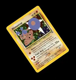 2001 Pokemon Neo Discovery HITMONTOP HOLO 3/75 RARE! LP- Near Mint - Image 1